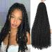 Passion Twist Hair 8 Packs Water Wave Crochet Hair 20 Inch Passion Twist Crochet Hair For Black Women Water Wave Braiding Hair For Passion Twists, Spring Twist Hair, Faux Locs, Butterfly Locs (20 Inch,8 Packs,#1B) 20 Inch(…