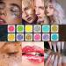  kelav Festival Face Glitter 12 Colors Body Glitter Makeup Festival Outfit Glitter Gel Feminine Makeup Glitter and Accessories for Nail Art Body Clothing Decoration Makeup - Buy Online on GoSupps.com
