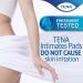 TENA Intimates Incontinence Pads for Women - Light Absorbency, Ultra Thin, Regular Length - 30 Count (Pack of 6) - Buy Online on GoSupps.com