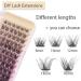 Losha 72 Pcs Cluster Lashes Extension 8-16mm D Curl | DIY Eyelash Extensions | Wispy False Eyelashes | B10-8-16mm Mix - Buy Online on GoSupps.com