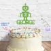 Cakeshop Cake Decoration Pack | Robot Alien Birthday Premium Double Sided Glitter Card Cake Topper & 25g Party Pack of Cake Sugar Sprinkles | Custom Name & Age Cake Decorations (Green) Non-Prime Glitter Card: Green - Buy Online on GoSupps.com