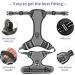 Heele Dog Crockery & No-Pull Harness for Medium Dogs | Softly Breathable Reflective Design - Anti-Pull with Padded Handle Grey XS - Buy Online on GoSupps.com