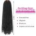 Goddess Faux Locs Crochet Hair 24 Inch | Curly Ends | 6 Packs | Pre-looped Synthetic Braids for Women - 1B 24 Inch - Buy Online on GoSupps.com