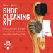 Red Moose 3pc Shoe Shine Kit - Premium Horsehair Brushes and Buffing Cloth for Leather Shoe Care - Buy Online on GoSupps.com