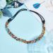 NICENEEDED Beaded Elastic Headband Colourful Bead Forehead Hairband Bohemian Hair Jewelry Head Chain Stretch Tiara Headpieces Hair Accessories for Women Wedding Party Prom - Buy Online on GoSupps.com