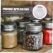 Milisten 24pcs Tinplate Split Cover Ball Jar Lids Tinplate Mason Jar Covers Secure Canning Jar Cap Stainless Can Cover Wide Mouth Canning Lids Sealing Can Caps Spherical Clamshell Bottle - Buy Online on GoSupps.com