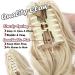 S-noilite Synthetic Clip-In Ponytail Extension - Curly Ash Blonde 12 Inch - 110g - Buy Online on GoSupps.com