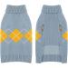 Catwear Diamond Pattern Winter Dog Sweater | Soft Knitting Wool Pet Clothing for Cold Weather | XS Hazeblue - Buy Online on GoSupps.com