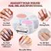 Makartt Solid Builder Nail Gel Kit - All-in-One Spring Hard Gel Extension Set with UV/LED Lamp, Base & Top Coat, File, Dual Forms, Picker, Pusher, Silicone Molds, Sculpting Brush - Buy Online on GoSupps.com