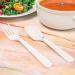 MAUI Plastic Cutlery Combo Set - 100 Forks and 100 Spoons - Heavy Duty Disposable Utensils for Gathering and Parties - Super Heavyweight, Ideal for Soup and Dining - Buy Online on GoSupps.com