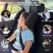 Buy Bubulii 360 Rotatable Car Headrest for Kids & Adults | Soft Snack Pillow & Neck Support | Easy Installation (Black) - Buy Online on GoSupps.com