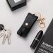 Oudain 4 Pcs Lipstick Holder Keychain  Women Soft Leather Clip on Lipstick Sleeves Pouch Lip Balm Holder Travel Accessories Assorted Color (Black) - Buy Online on GoSupps.com