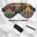 SSIMOO Elephant Print Ultra-Soft Eye Mask | Light-Blocking for Comfort & Restful Sleep International Shipping Available - Buy Online on GoSupps.com