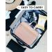LOVEVOOK Waterproof Hanging Travel Toiletry Bag for Women - Pink Cosmetic Organizer with Hook - Buy Online on GoSupps.com