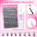Wiwoseo Fluffy Lash Clusters Kit â€“ 40P Individual Eyelashes (9-16MM), Lash Bond & Seal Glue, Tweezers Included for Self Application - Buy Online on GoSupps.com