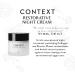 Context Restorative Night Cream | Vitamin C Anti-Aging Facial Moisturizer for Face & Neck | Firming Wrinkle Cream with Collagen | Evens Skin Tone & Reduces Fine Lines - Buy Online on GoSupps.com