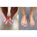 Pink 25 Pairs (50 Feet) of Spray Tanning Tan Sole Protector Sticky Sunless Disposable - Protect Your Soles During Tanning Sessions - Buy Online on GoSupps.com