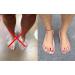 Pink 120 Pairs Disposable Sticky Spray Tan Feet Protector Pads - 240 Feet - for Sunless Airbrush Tanning - Buy Online on GoSupps.com