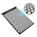 Acupressure Mat/Acupuncture Mat for Wellness, Muscle Relaxation, Back/Neck Pain Relief and Tension Release(Black) (Black)