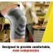 ACE Compression Knee Support - Large/X-Large White/Gray - 1 Pack | Joint Protection for ACL, Support for Weak Sore Muscles | Flexible & Comfortable - Buy Online on GoSupps.com
