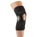 United Ortho 300140-05 Short KulSkyn Wraparound Hinged Knee Support Brace Medium Medium Black