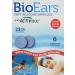 BioEars 41304 Soft Silicone Earplugs with ACTIValoe. Premium silicone. Protection from Water and Noise (6 pairs) Blue 6 Count (Pack of 1)