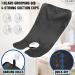 Claev Beard Bib Apron for Grooming | 41x27 Black Hair Catcher with Suction Cups - Perfect for Haircuts Trimming & Shaving - Anti-Static Beard Cape - Ideal Father's Day Gift - Buy Online on GoSupps.com