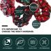 Christmas Hair Scrunchies - 5 Elastic Hair Ties for Festive Ponytails | Perfect Xmas Party Accessories - Buy Online on GoSupps.com