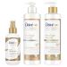 Dove Hair Therapy Shampoo Conditioner and 7-in-1 Hairspray Breakage Remedy for Damaged Hair with Nutrient-Lock Serum