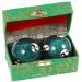 Healeved feng shui 2 pieces Chinese health balls baoding balls Hand massage balls metal meditation balls with etui yang pattern for hand exercises hand therapy stress relief green