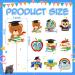 SANNIX Graduation Cupcake Toppers 2024 72Pcs Kindergarten Graduation Cupcake Decorations Graduation Cake Topper Preschool Graduation Picks for School Class Activity Grad Party (9 Design) - Buy Online on GoSupps.com