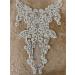 Handmade White Rhinestones Lace Applique Sew On Trimming for Dresses, Clothing, Skirts - Buy Online on GoSupps.com