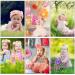 Baby Girl Flower Headbands - 6 Pack Hair Accessories for Newborns | Perfect for Parties Weddings & Baptism - Buy Online on GoSupps.com