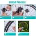 2Pack Upgraded Tube LED Bike Wheel Lights | Waterproof & Impact Resistant | Remote Control | 16 Color Options | Super Bright Night Cycling - Buy Online on GoSupps.com