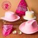 12 Pink Cowboy Hats and Bandanas Set - Western Cowgirl Party Costume Accessories - Buy Online on GoSupps.com