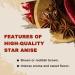 52USA Star Anise Seeds 4oz - Premium Chinese Anis Estrella Spice Pods - Dried Whole Star Anise Seed Bulk Pack - 4 Ounce - Buy Online on GoSupps.com