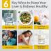 Organixx Liver & Kidney Detox Cleanse Supplement - 60 Vegetarian Capsules - Buy Online on GoSupps.com
