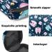 Cartoon Teeth Pattern Sanitary Napkin Storage Bag Menstrual Pad Bag Portable Menstrual Period Sanitary Pouch Zipper Tampons Collect Bags for Teen Girls Women Ladies Color 10 - Buy Online on GoSupps.com