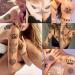 Yazhiji 40 Sheets Temporary Tattoos for Women and Girls - 10 Large and 30 Small Fake Tattoo Stickers Included - Buy Online on GoSupps.com