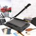Heavy Duty A4-B7 Paper Cutter - 12 Cut Length Guillotine Paper Trimmer for Cardstock - Metal Base with Safety Lock - 12 Sheets Capacity - Home, Office, Classroom - Black - Buy Online on GoSupps.com