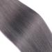 Keratin Bonding Hair Extensions - Dark Grey 60cm 50 Strands 100% Remy Real Hair - U-Tip by Novon Hair Extensions - Buy Online on GoSupps.com