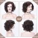 SEVENCOLORS Short Brown Curly Wig for Black Women - Big Curly Bob Style | Synthetic Hair - Buy Online on GoSupps.com