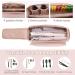 Yarwo Upgraded Hair Tools Travel Bag - Heat Resistant Mat for Curling & Straightening Irons 2-in-1 Organizer for Hair Accessories - Pink - Buy Online on GoSupps.com