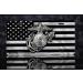 USMC Marine Corps License Plate | Black Flag Design | Front Car Plate Made in USA by Airstrike - Buy Online on GoSupps.com