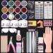 Practice Hand for Acrylic Nails  Fake Maniquin Training Hand for Nail Practice  Nail Practice Hand with Acrylic Nail Powder and Liquid Set  Nail Kit Set Professional Acrylic with Manincure Hand 12 colors acrylic nail kit...
