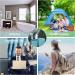 Travel Toothbrush Cups Set - 4 Portable Toothbrush Containers for Home & Travel | Ideal for Business Trips - Buy Online on GoSupps.com