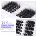 ALICE C2 Cluster Lashes: Wispy 3D Flat DIY Faux Mink Lash Clusters - Individual False Eyelashes Pack - Buy Online on GoSupps.com