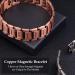 Jeracol 99.99% Solid Copper Magnetic Bracelet for Men - Ultra Strength Magnets - Adjustable Size - Jewelry Gift Box - Valentine's Day Gift - Buy Online on GoSupps.com