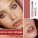 LZYLLS 2 in 1 Matte Lipstick & Liquid Lipstick Set - Waterproof, Long Wear, Non-Stick Cup, Nude Lip Makeup Gift for Women - Matte Velvet Lip Gloss (01) - Buy Online on GoSupps.com