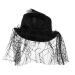 LIFKOME 1pc Magician Top Hat Magician Cap Tuxedo Costume Wedding Topper Costume Cap 50s Hat Hats Ladies Hats Bonnets for Women Gothic Hat Wedding Hats Top Hat Veil Non-woven Fabric